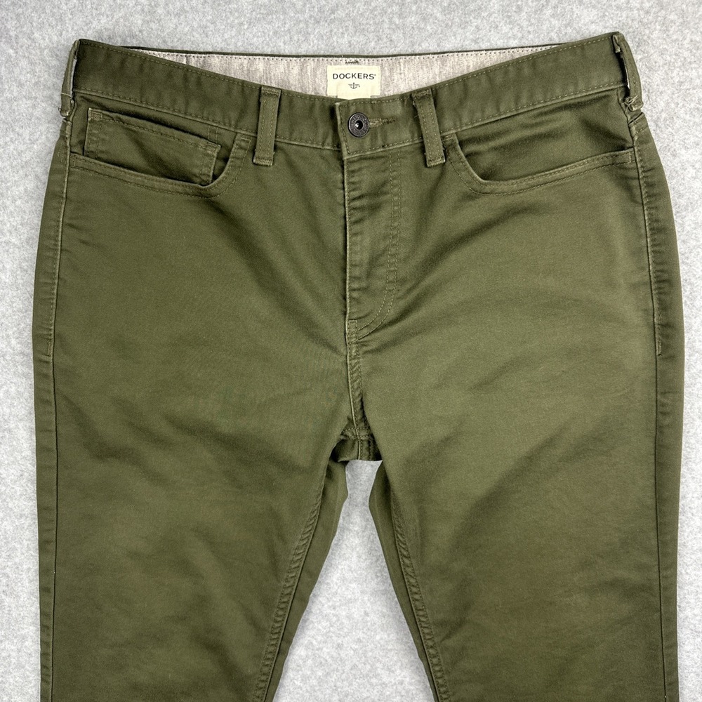 Dockers‎ Slim Fit Men's 5 Pocket Pants Size 32x32 - Picture 3 of 10